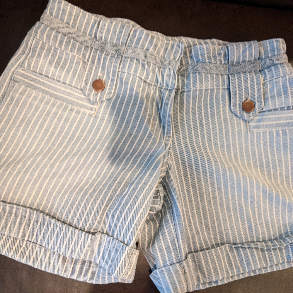 Jak & Rae striped jean shorts 26